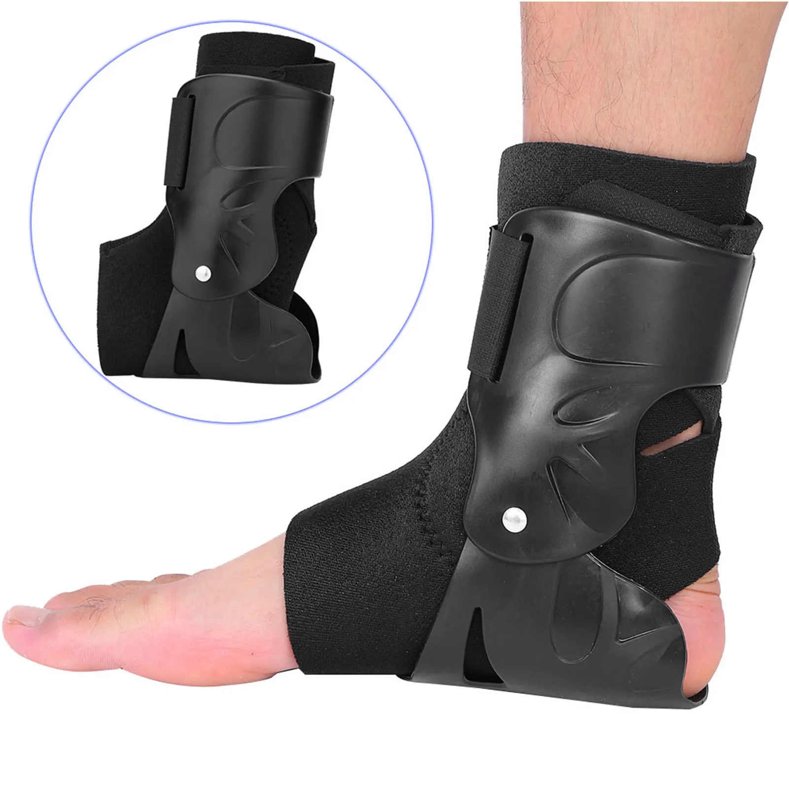 Ankle Brace Compression Ankle Support Ankle Support Brace Compression Breathable Foot Elastic Guard Strap Black Foot Guard Strap