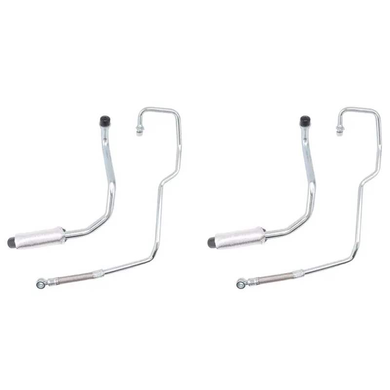 Exclusive 4X 11427608123 11427608124 Engine Turbocharger Oil Supply & Return Hose Pipe For BMW N13 F20 F21 F30 3 Series