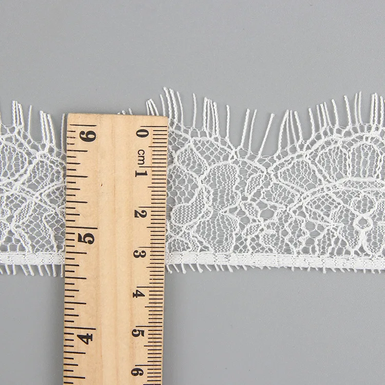 FZdiy White Black Eyelash Lace Fabric Webbing Decoration Love Gift Packing Ribbon DIY Sewing Craft Supplies Wedding Decor