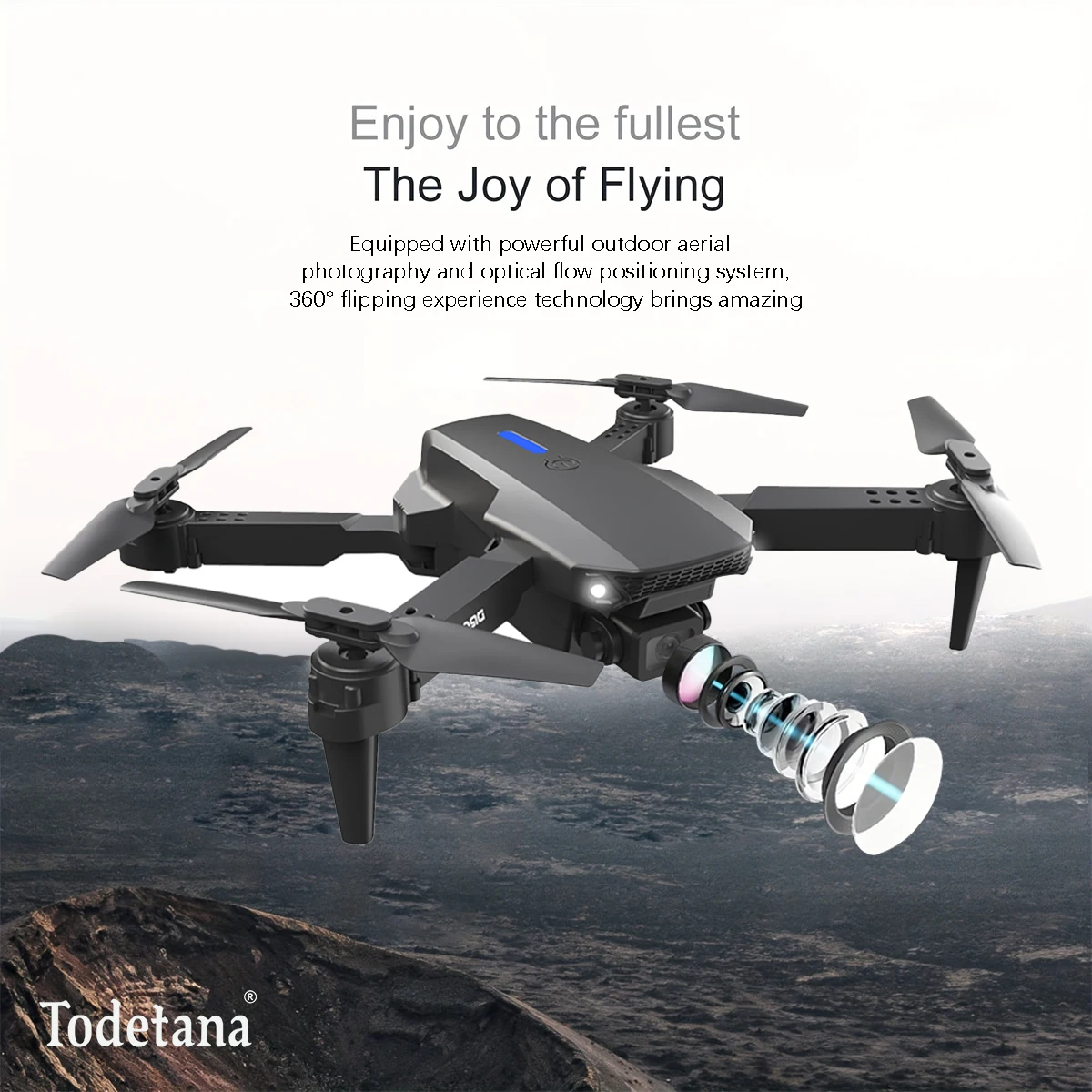 

High-definition camera, 360° stunts, easy to operate, stable hovering, foldable design and long-lasting battery–your best choice