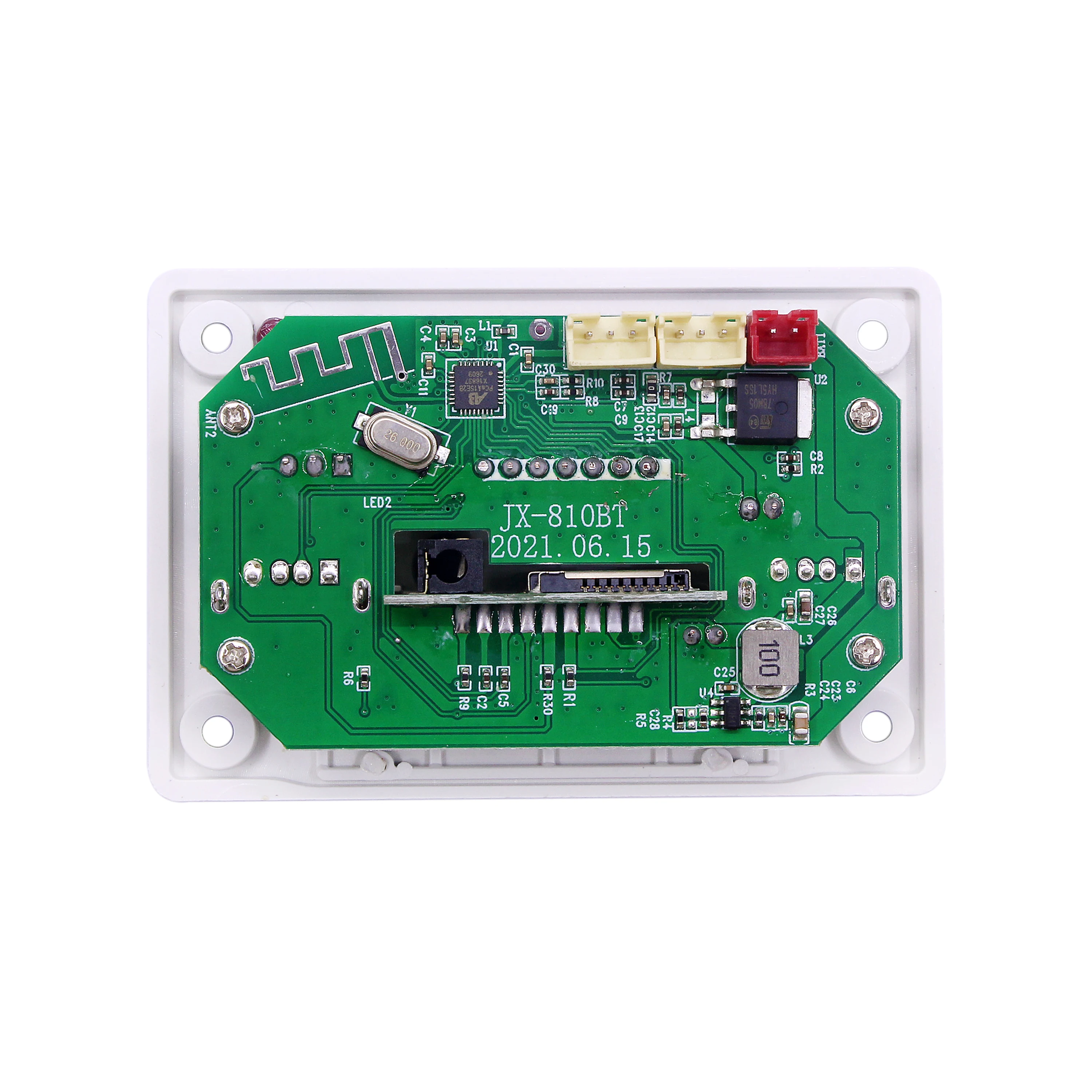 Bluetooth 5.0 DC 12V MP3 Decoder Board Wireless Car MP3 Player USB Handsfree Microphone Recording TF FM Radio Power Off Memory
