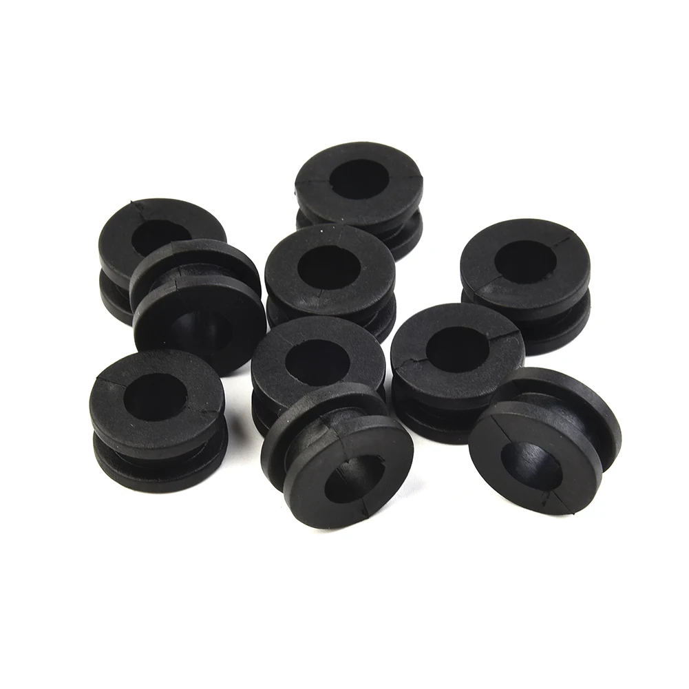 Cover Fairings Grommets for Black Side Box Cowling Pieces Mount Set 10Pcs OD 18.5mm ABS Plastic Replacement Cover