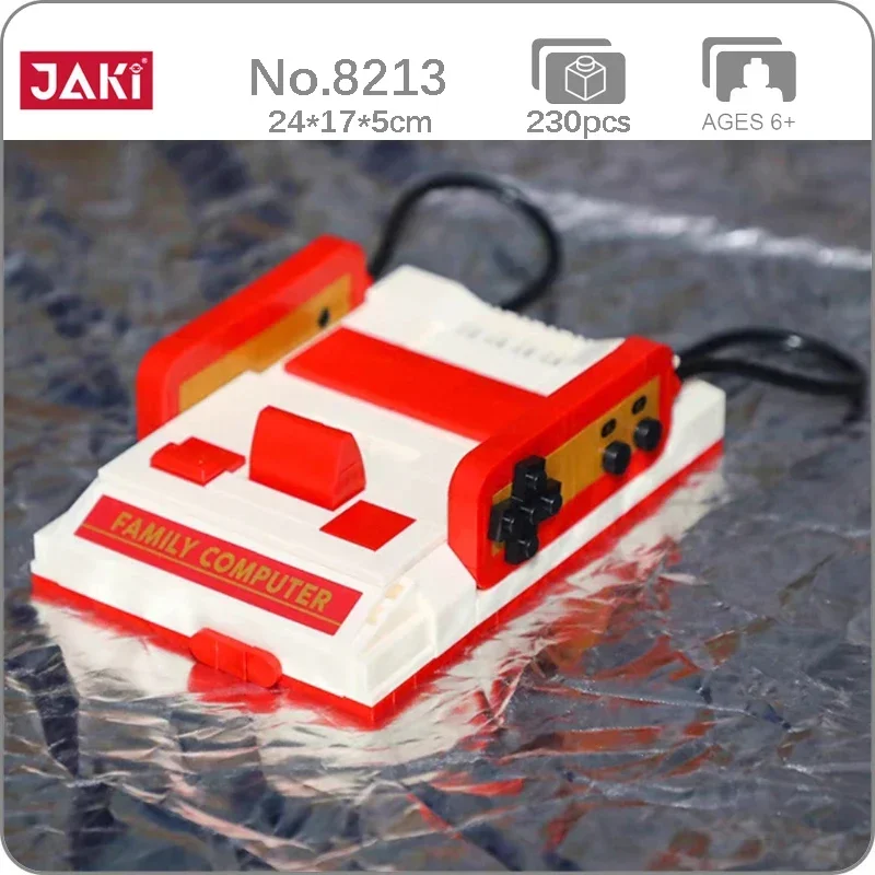 

JAKI 8213 Video Game Console Family Computer Controller Machine 3D Model DIY Mini Blocks Bricks Building Toy For Children No Box