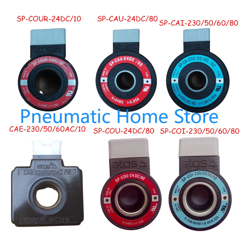 

ATOS Solenoid Valve Coils COE-24DC/10 CAE-230/50/60AC/10 SP-CAU-24DC/80 SP-CAI-230/50/60/80 SP-COU-24DC/80 COE-230/50/60AC/10