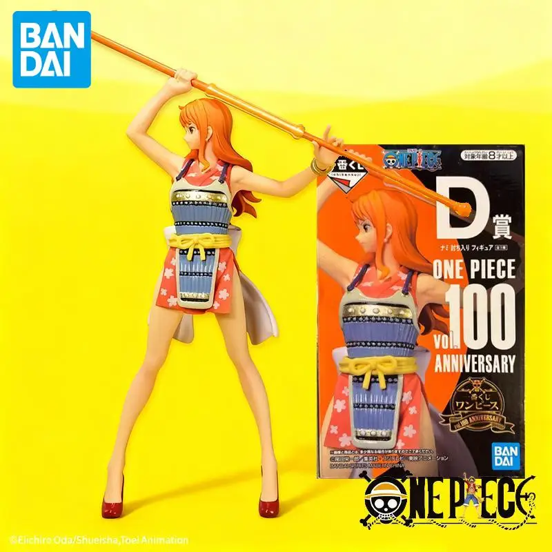 

Bandai Original Banpresto One Piece Nami D Prize Фигурки В наличии ПВХ Аниме Статуи Модель Куклы Детские Игрушки Фестивальные Подарки
