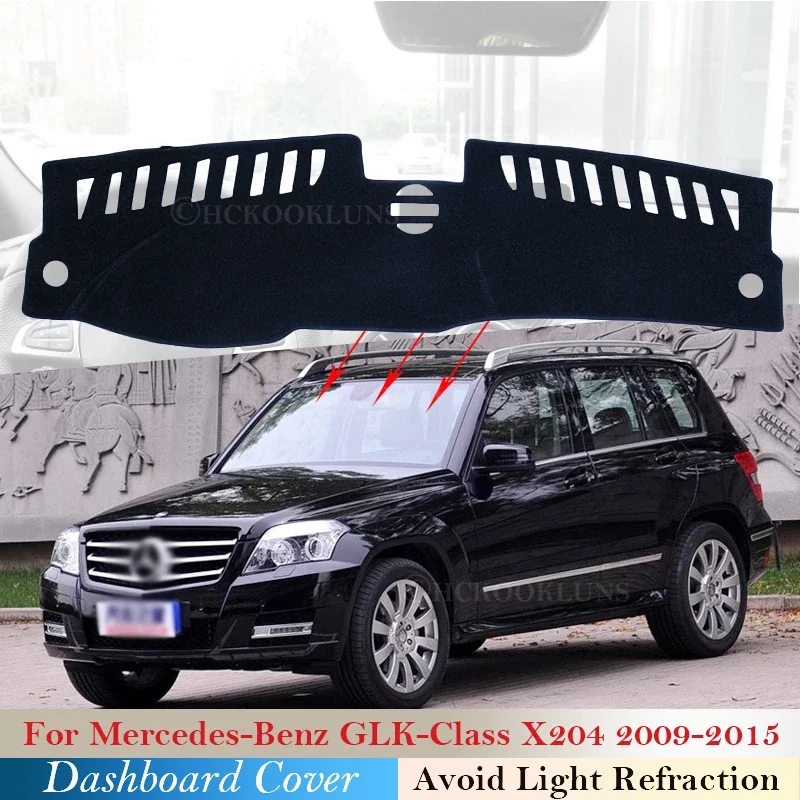 

Для Mercedes Benz GLK X204 GLK280 GLK300 GLK350 220 250 крышка приборной панели коврик коврик солнцезащитный козырек подушка автомобильный козырек аксессуары