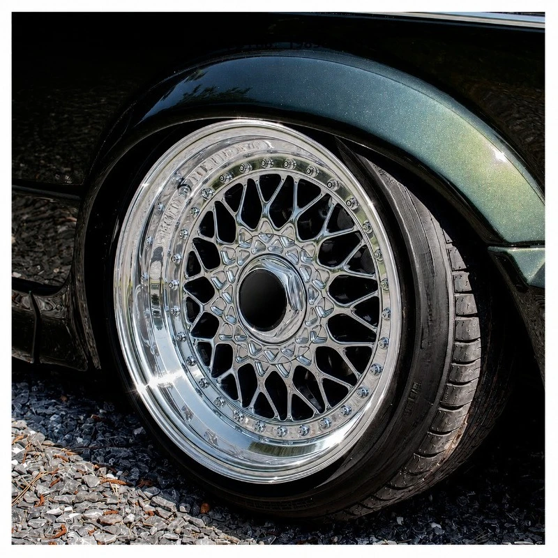 GL 6061-T6 Aluminum 18 19 20 22 24" 4x100 5x112 Brushed Center Polish Lip 2 Piece Forged Wheel Compatible