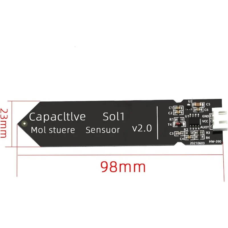 Capacitive Soil Moisture Sensor Module Corrosion Resistant 3.3~5.5V for Arduino Moisture Detection Garden Watering DIY 1-10PCS