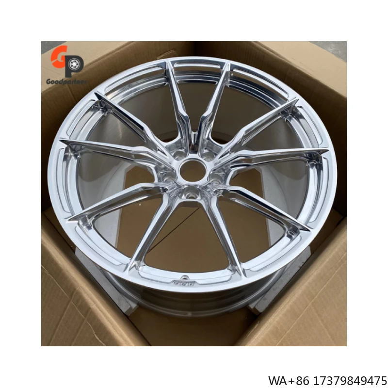 

Индивидуальные полированные кованые колеса 5X120 5X112 5X114.3 18 19 20 21 22 для BMW Benz Ferrari M2 M3 M4 E60 E39 E38