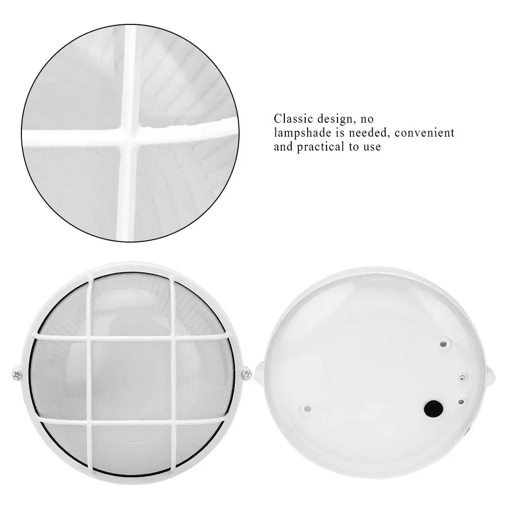Gate Lamp Moisture-proof Smooth Lighting Device Multipurpose Sauna Supplies Handy Installation Porch Light