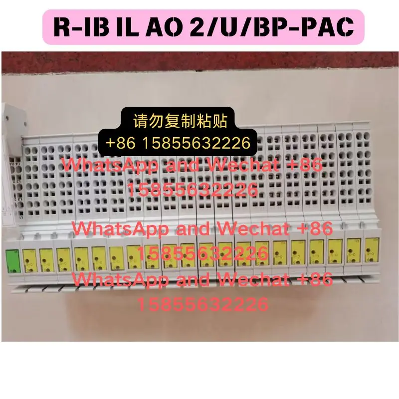 

Б/у модуль R-IB IL AO 2/U/BP-PAC Функциональный тест ОК Быстрая доставка