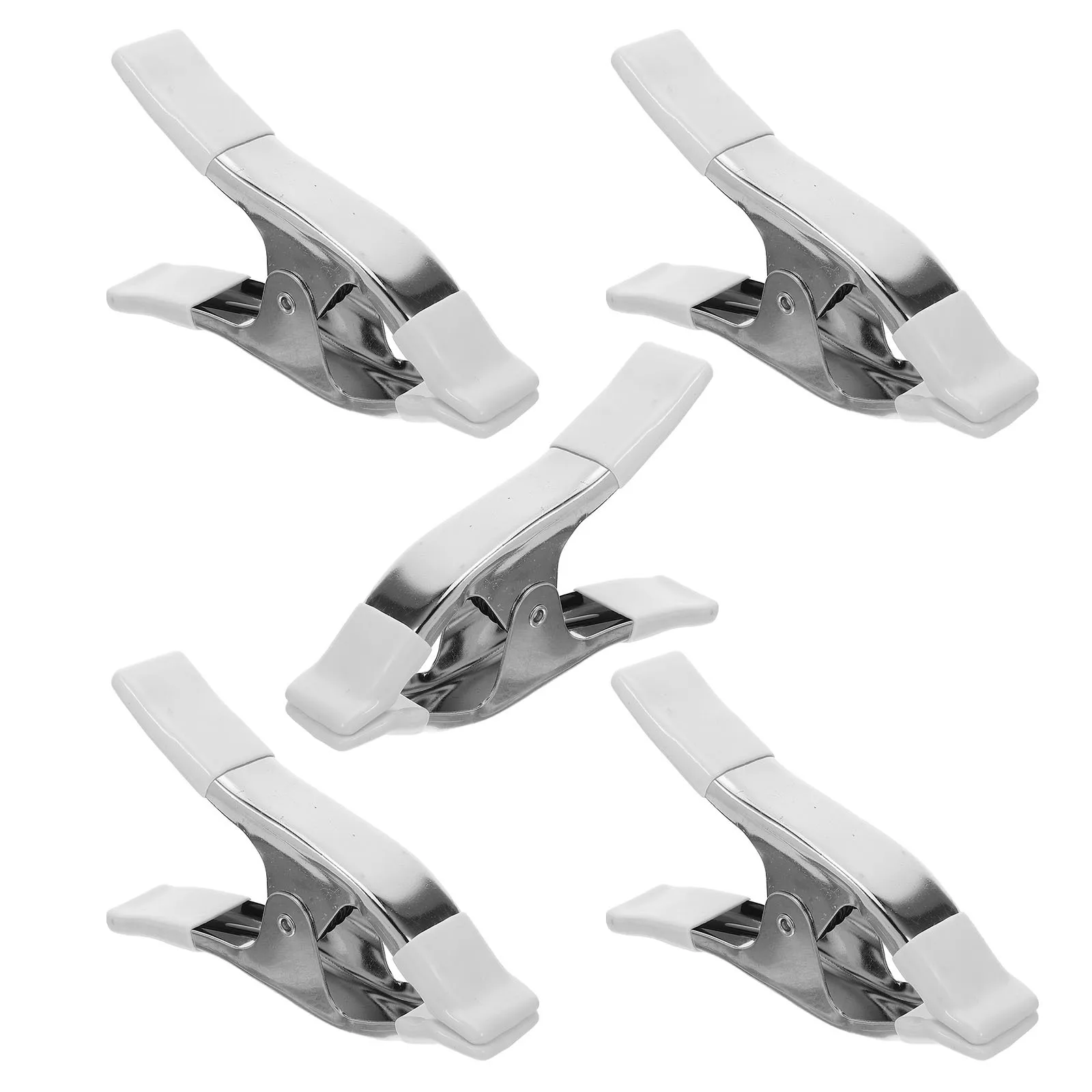 

5Pcs Heavy Duty Metal Spring Clamps Photography Backdrop Clips for Studio Background Stand Durable Fastener Clips