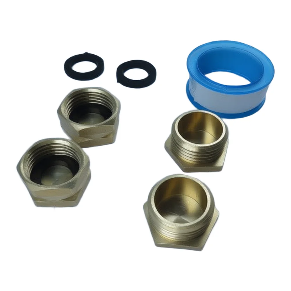 Brass End Cap for Garden Hoses Featuring Tight-Fit Threading to Maintain Consistent Water Pressure Without For Leaks
