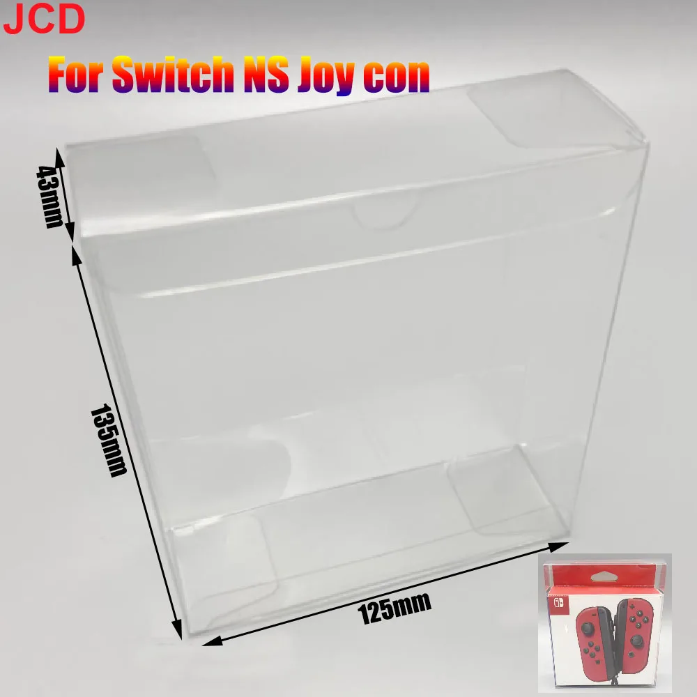 JCD 1pcs Transparent Box Protector For Joy Con Handle Collect Boxes For Switch NS Game Shell Original Clear Display Case