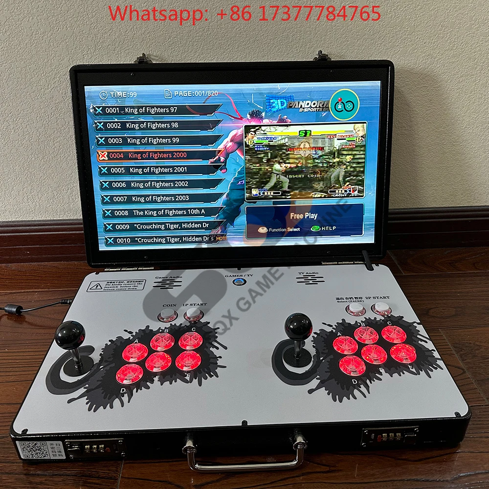 2026 Wholesale 22 Inch LCD Pandora Game Box Extreme 3D Arcade Console Fighting Game Machine with 8000 Games