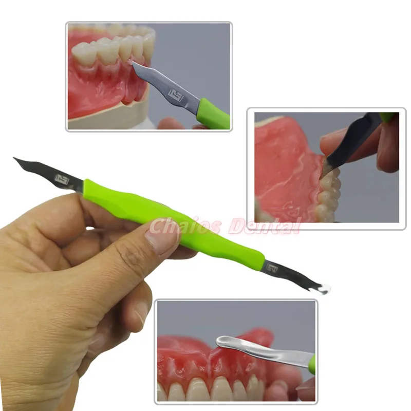 1Pcs Dental Multi-function Carving Wax Knife Wax Spoon Double-headed Wax Trimming Carving Knife