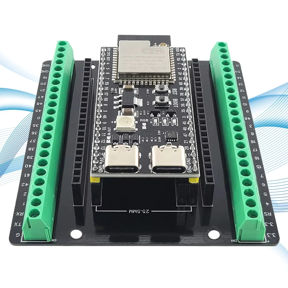 yZ[zV ESP32 S3 J{[hAgA_v^Lbgtg 2.4G Wifi BT W[ N16R8 44Pin Type-C ESP32-S3 ESP32-S3WROOM1