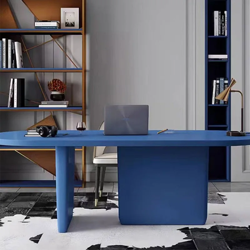 

Nordic Style Baking Varnish Table Student Home Designer Office Table Bedroom Desk Household Desk Scrivanie Office Furniture