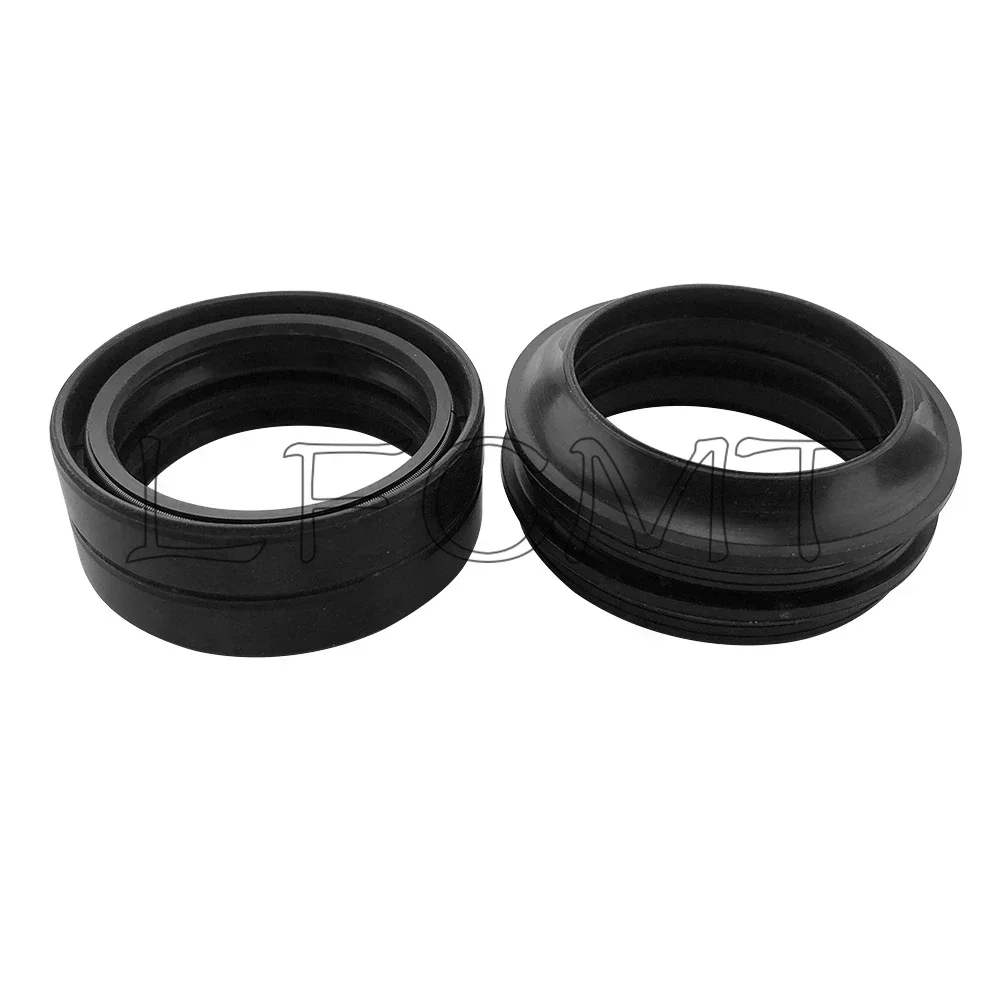 

46x58x11 Front Fork Oil Seal & 46*58 Dust Cover Fit for Kawasaki KX125 KX250 G1 KX500 E1 1989 ZX-6R ZX6R ZX600 ZX-9R ZX9R Ninja