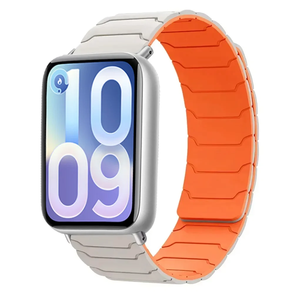 Magnetisches Silikonarmband für Xiaomi Mi Band 10 Pro/9 Pro/8 Pro, austauschbares Armband für Redmi Watch 6/5/4 Smartwatch. – Detail 14