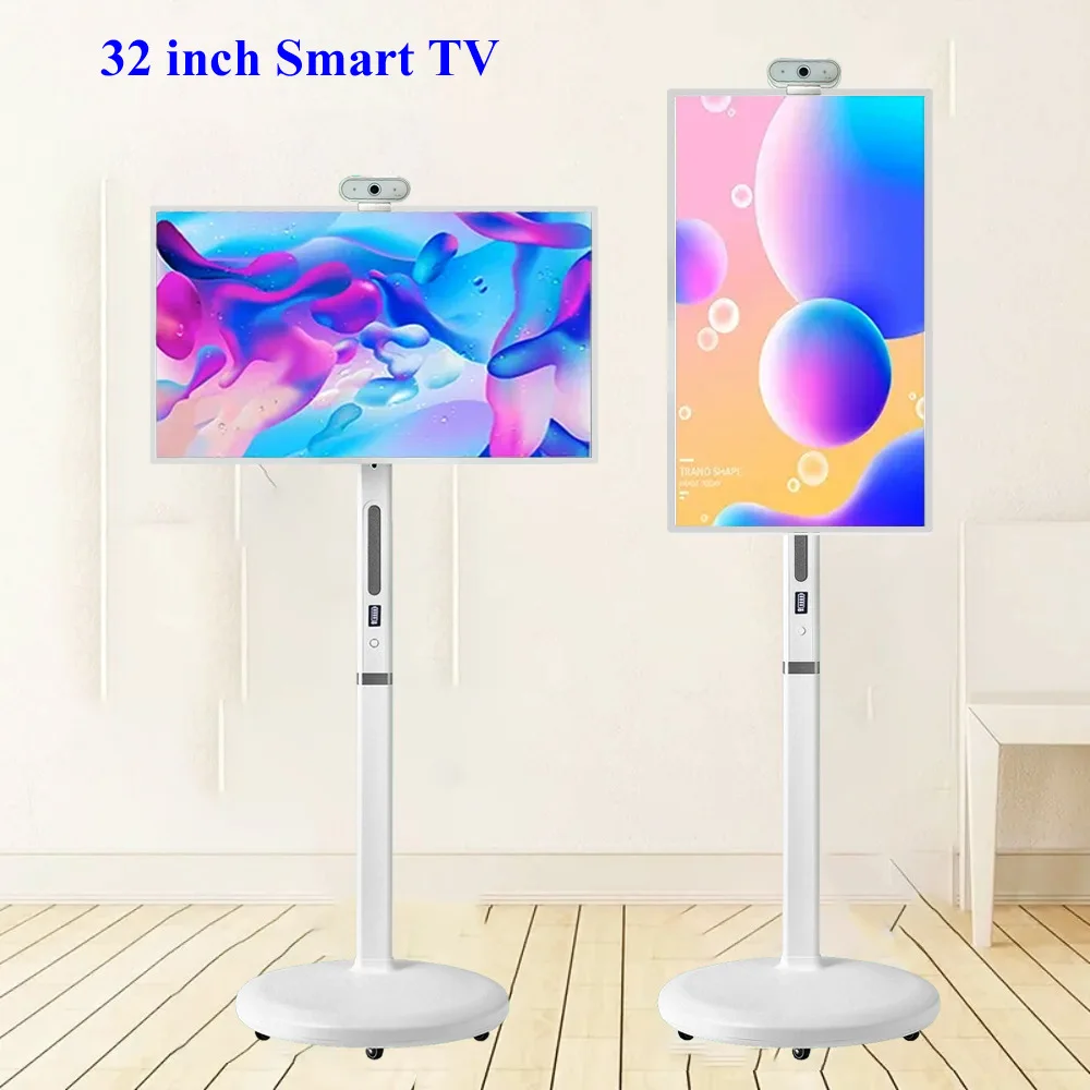 شاشة قلب 4K فائقة الوضوح، شاشة صديقة للهاتف المحمول، شاشة ذكية 32 بوصة تعمل باللمس، شاشة عرض لاسلكية متكاملة