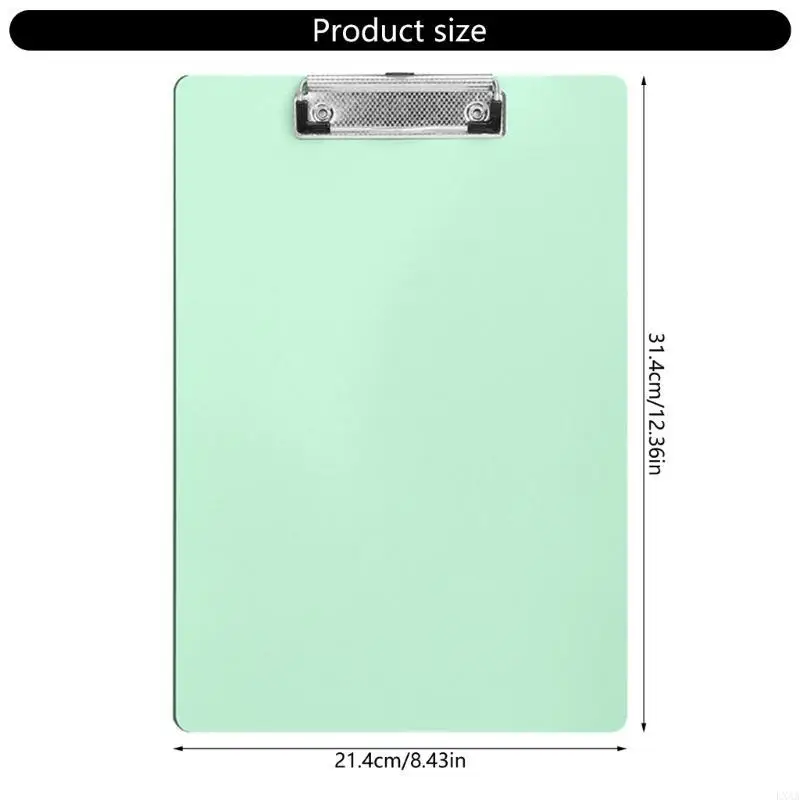 

LXAA Stand Size Clipboard Metal Clip Clipboard 12x8Inch Writing Board for Office