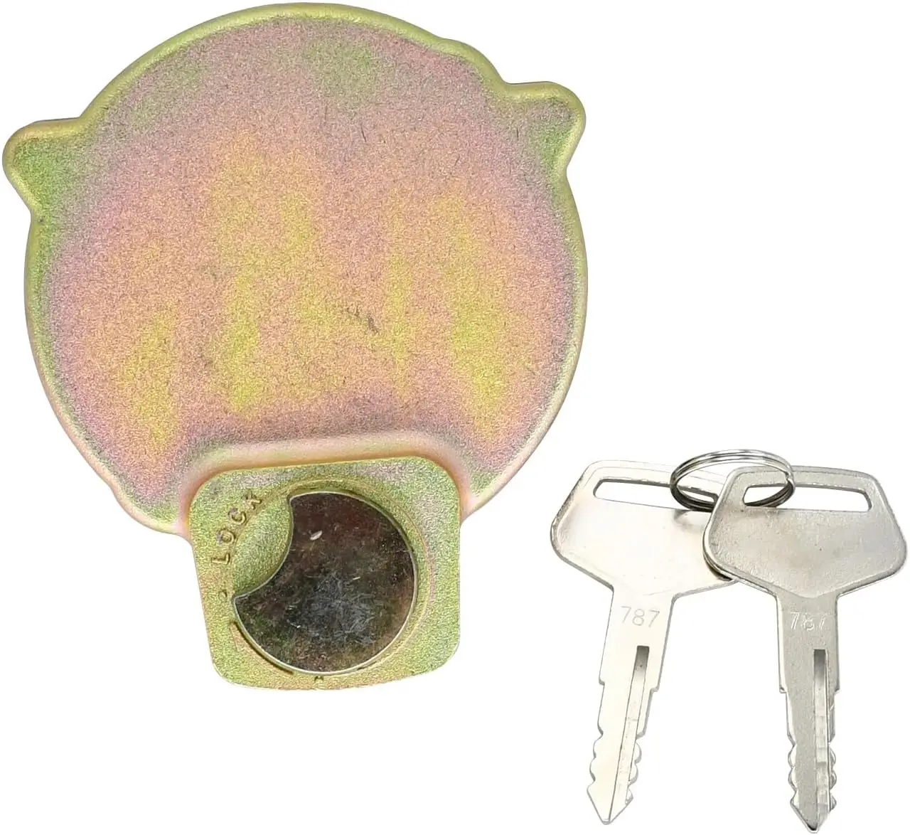 

MUGURO Fuel Cap with Keys 14X-60-31130 14X6031130 For Komatsu Dozer D37PX D39EX D39PX D61EX D61PX D65EX D31EX D31PX D31EX-21 D39