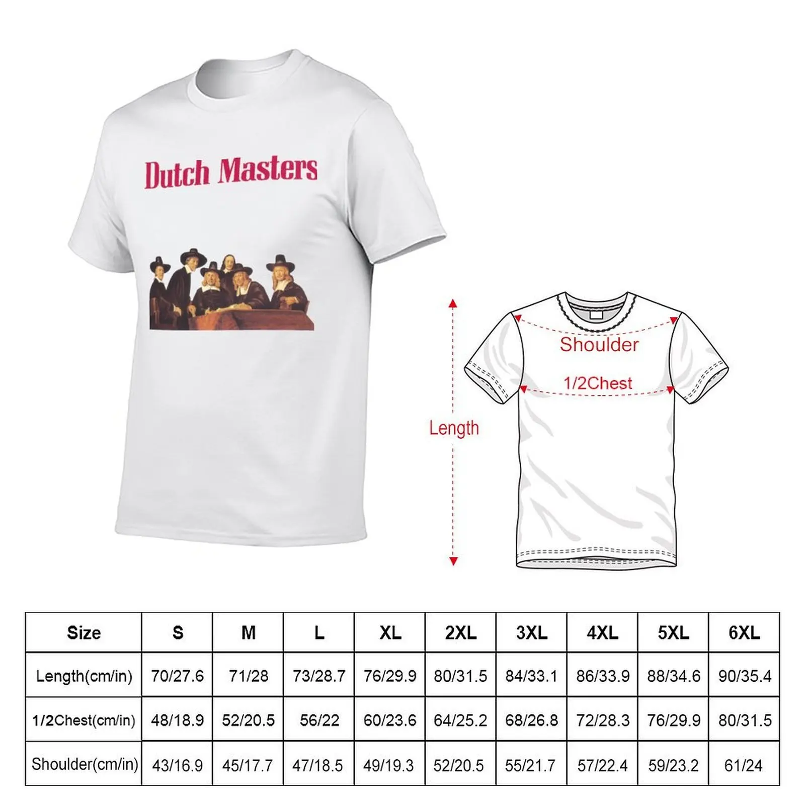 Dutch Masters T-Shirt tshirts personalised oversized t shirt mens clothing