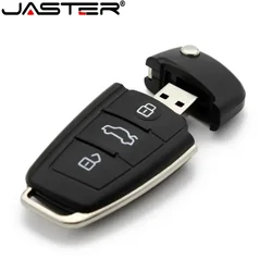 Unidad Flash USB de plástico para llave de coche, lápiz de memoria portátil de alta velocidad de 128GB, 64GB, 32GB, 16GB, regalo al por mayor, novedad