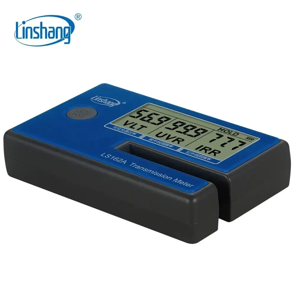 Handheld Window Film Transmission Meter with 1400nm IR Rejection UV Blocking Rate Visible Light Transmittance LS162A