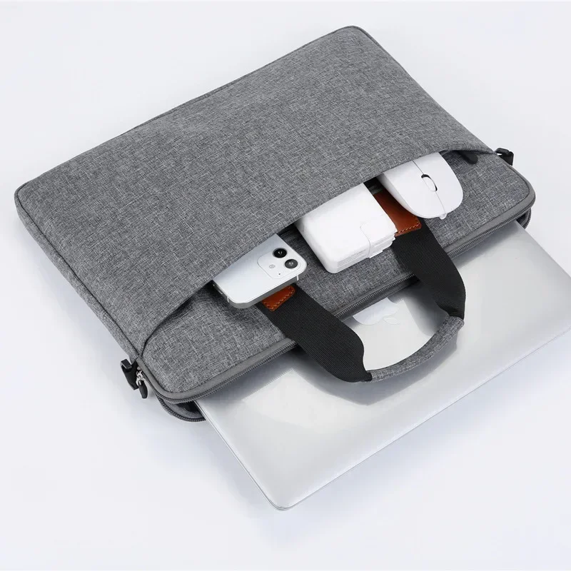 Portable Laptop Bag Cover 13.3 14 15.6 Inch Shoulder Handbag Notebook Pouch Briefcase Notebooks for MacBook HP Dell Lenovo