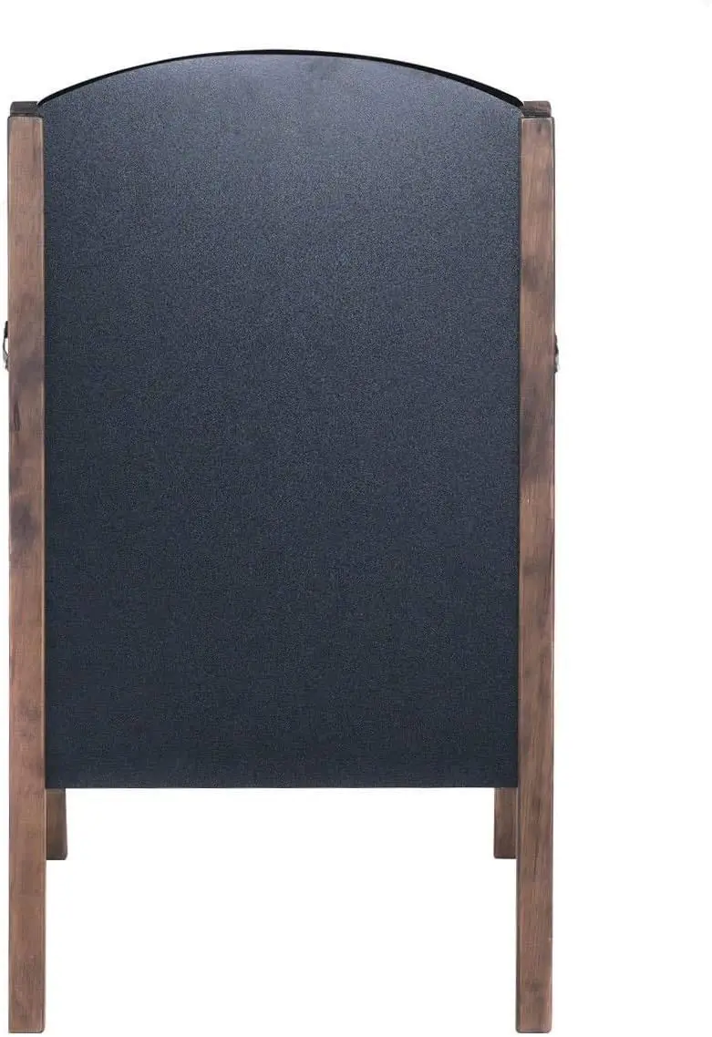 Double-Sided Wooden Chalkboard Easel for Wedding, Cafe, Restaurant Menu Display