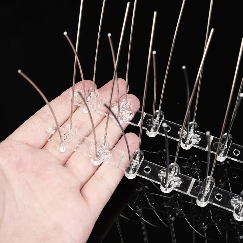 10/1set Bird Control Spikes Stainless Steel Deterrent Weatherproof Spine Adhesive Full Kit Roof Eaves Protected Wildlife Barrier