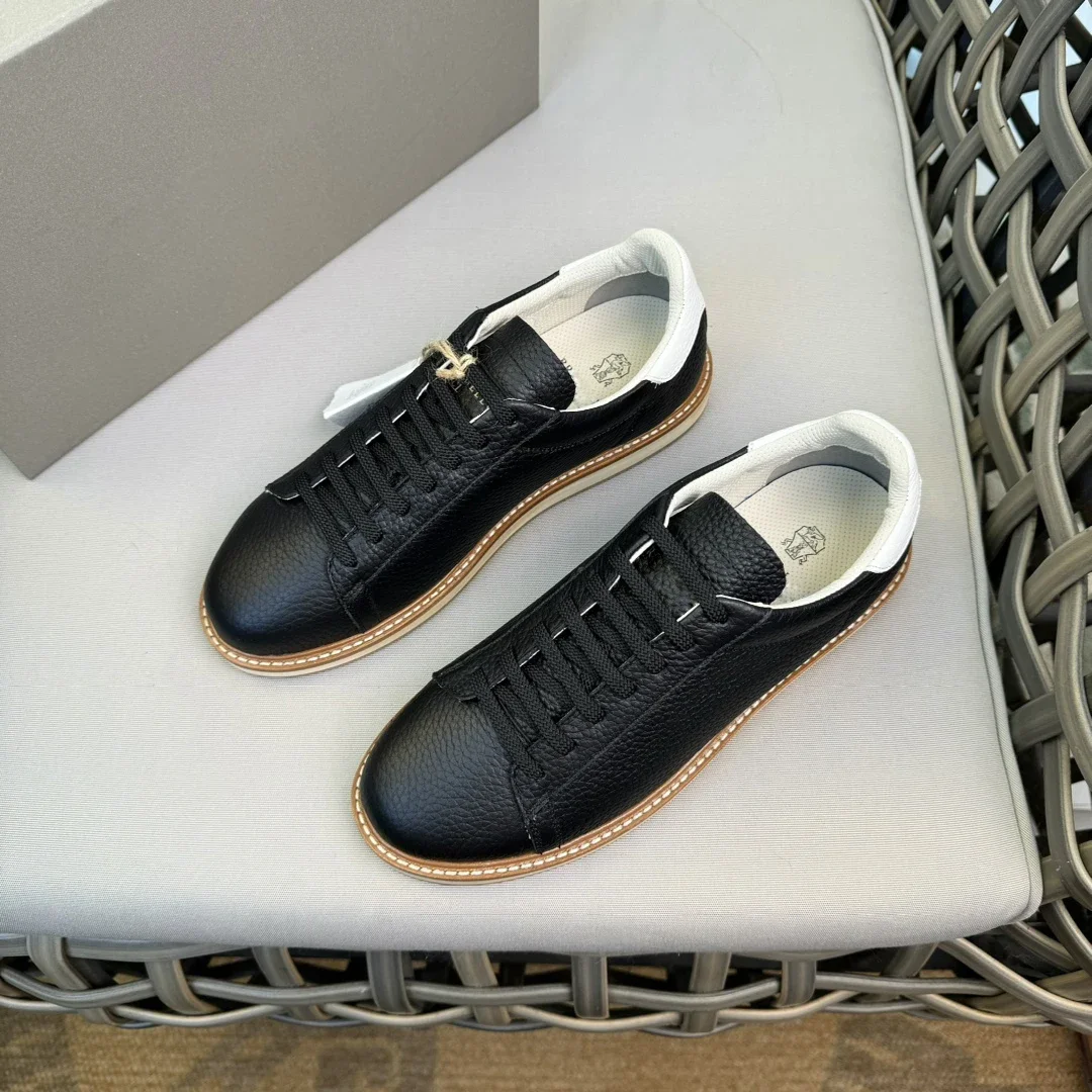 BILLIONAIRE BLKA CPTG Shoes Cowhide Suede 2025 new business fashion quality leather motion Men‘s European big size 39-46