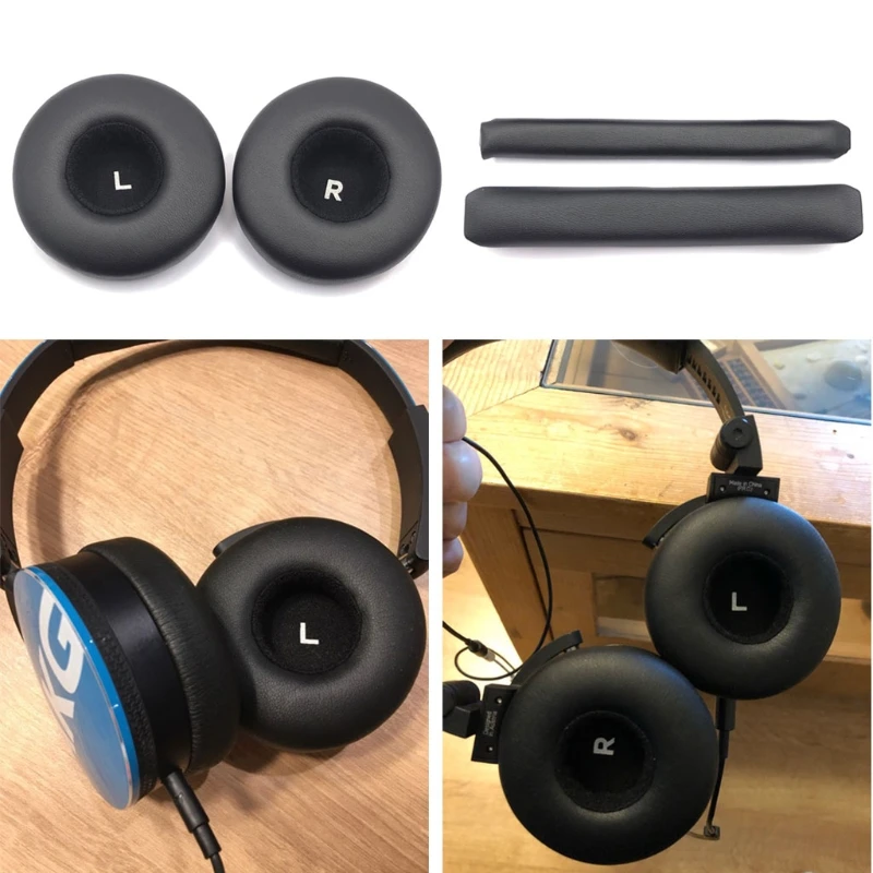 Easily Replaced Ear Pads for Head Beams for AKG Y50 Y55 Y50BT Headphone Thicker Foam Covers Sleeves Props