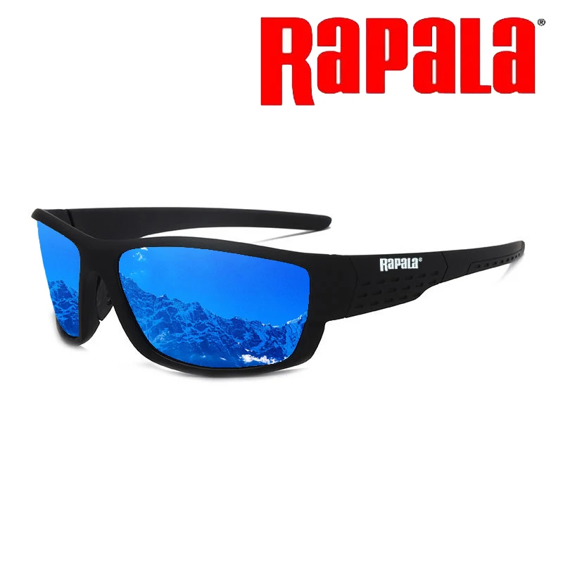 rapala gafas de sol polarizadas para hombre y mujer, lentes cuadradas de gran tamaño, antideslumbrantes, con espejo, UV400