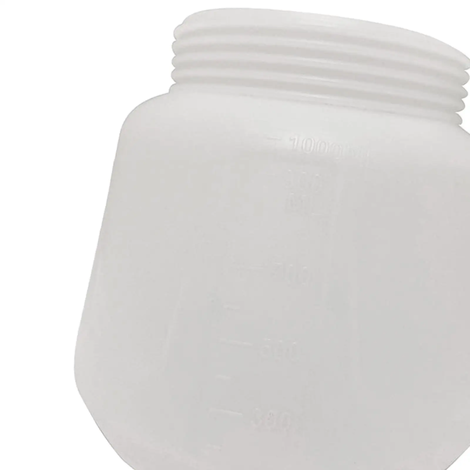Paint Sprayer Container Plastic Replacement 1000ML Large Capacity Electric Can for Garage Walls Door