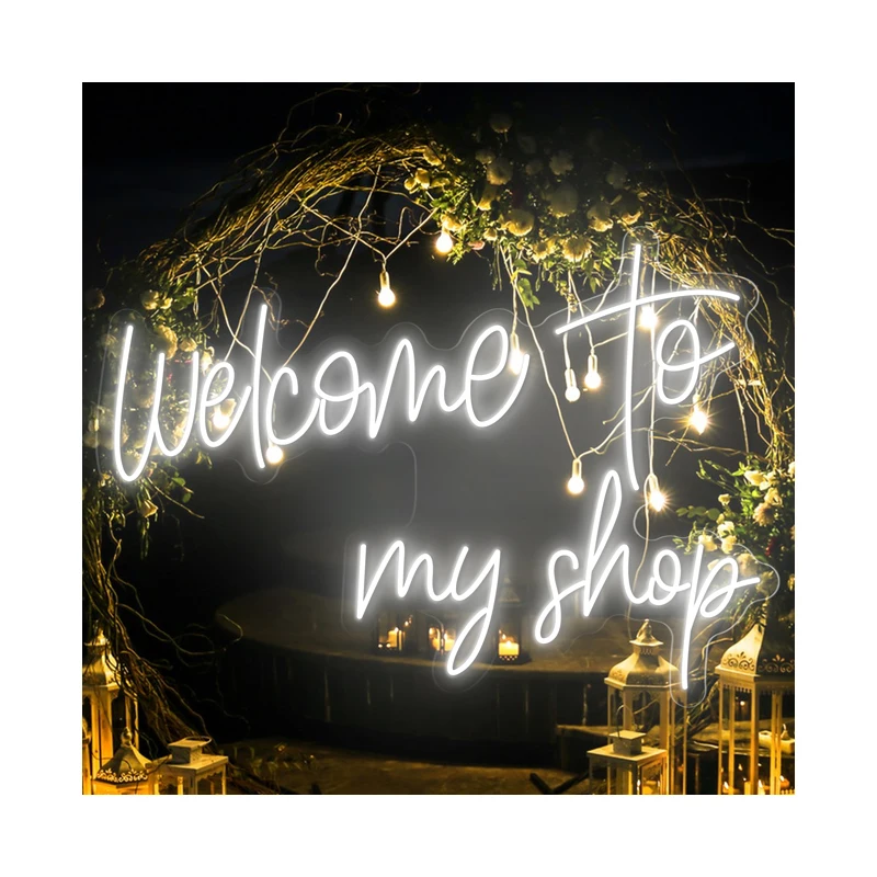 STLF  Fast Delivery NO MOQ Dropshipping Happy Birthday Led Neon Light Letter Neon Sign Custom logo Outdoor Neon Sign