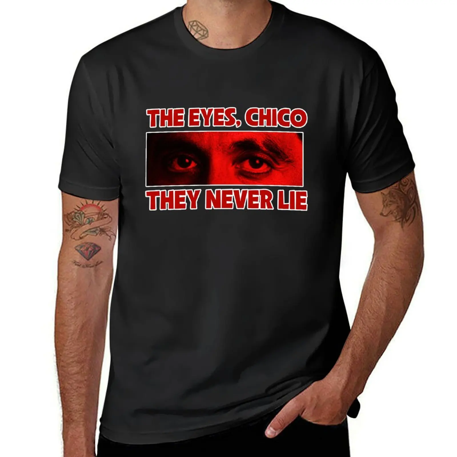 

the-eyes-chico-they-never-lie T-Shirt shirts graphic tees boys whites heavyweights mens white t shirts