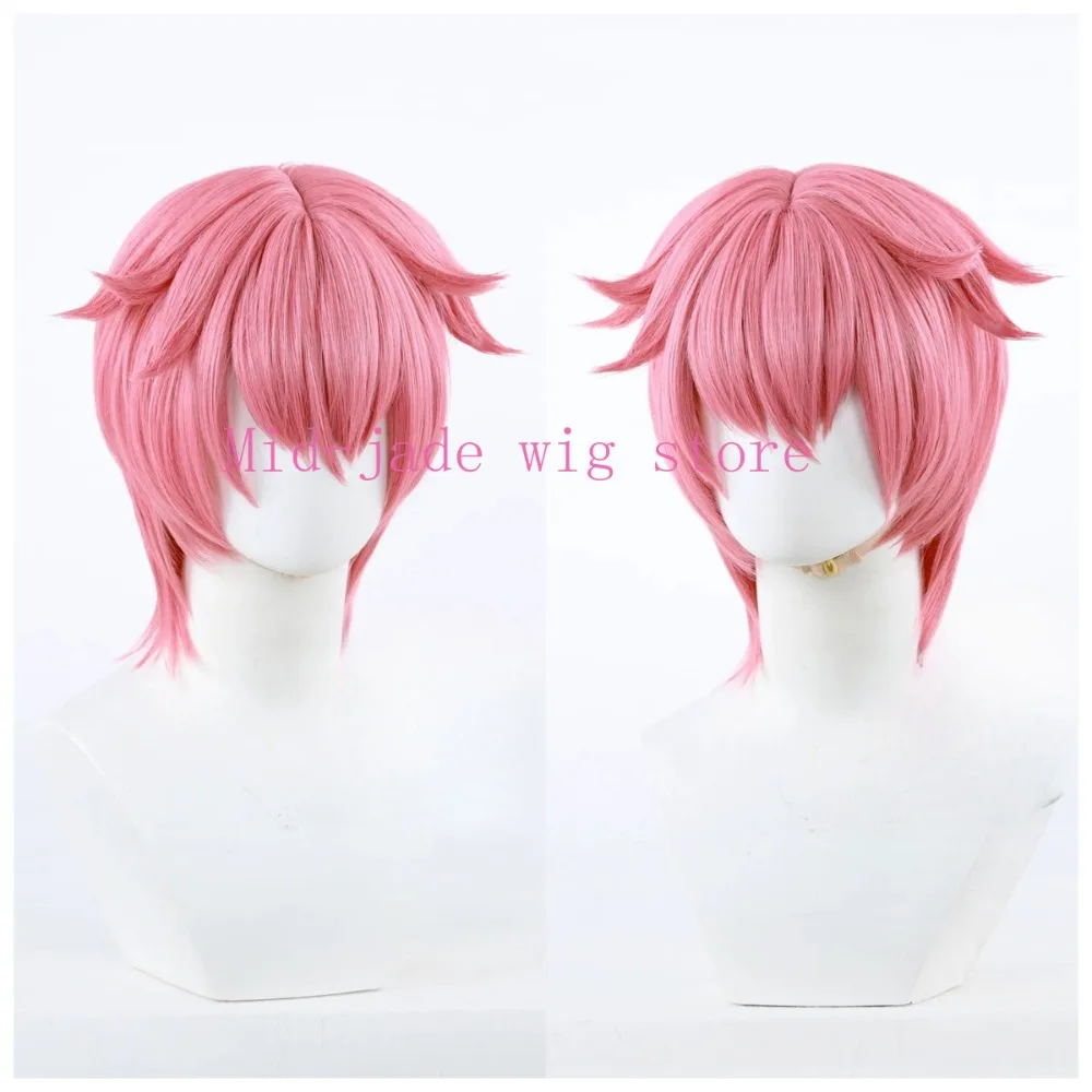 Anime Male Ezreal Cosplay Wig Realistic Scalp Styled Hair for Valentine Gaming Event Costume Party and Photography