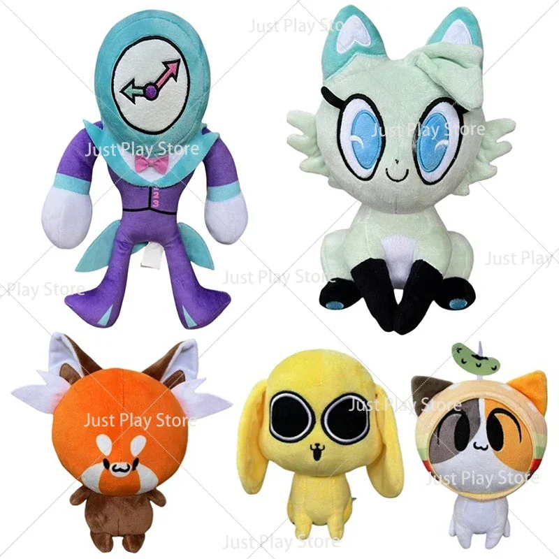 Anime Chikn Nuggit Plush Toy Kawaii Purple Clock Plushie Blue Fox Yellow Long Eared Dog Stuffed Pillow Doll Kid Birthday Gifts