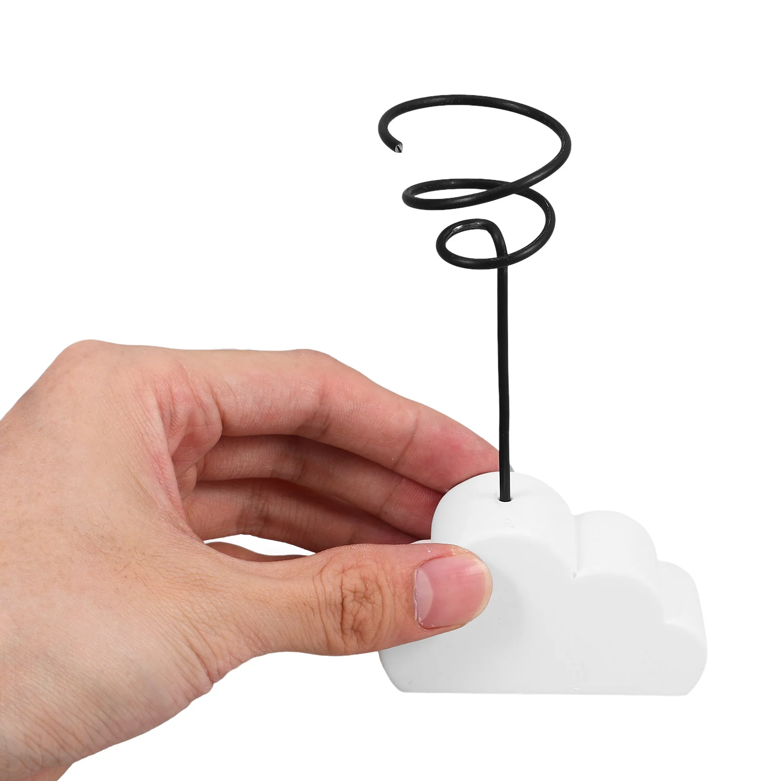 Porta piante ad aria Fioriera in cemento per acqua Supporto decorativo per piante ad aria da tavolo Supporto per piante piccole Display per ufficio domestico