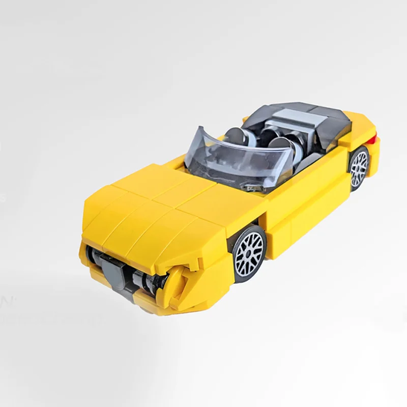 سرعة سباق السيارات نموذج MOC قوالب بناء SL-63 الطبقة العليا سيارة رياضية وحدات التكنولوجيا الهدايا عطلة تجميع ألعاب أطفال البدلة