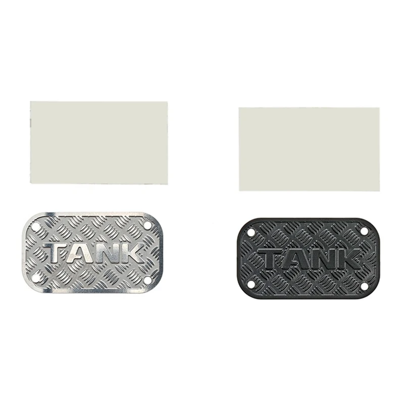 Metalen Simulatie Tankdop Badge Voor Tractie Hobby KM TANK 300 1/8 RC Crawler Auto Upgrade Onderdelen Decoratie