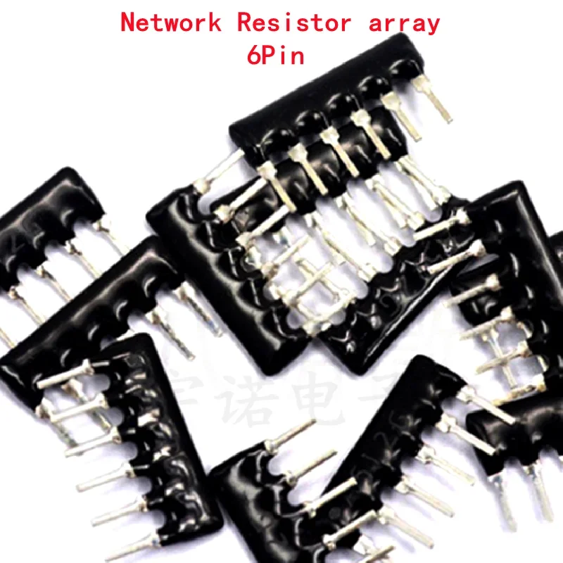 

20piece DIP Exclusion Network Resistor Array 6pin 220 330 470 510 1K 1.5K 2K 2.2K 3K 3.3K 4.7K 5.1K 10K 22K 47K 100K Ohms New