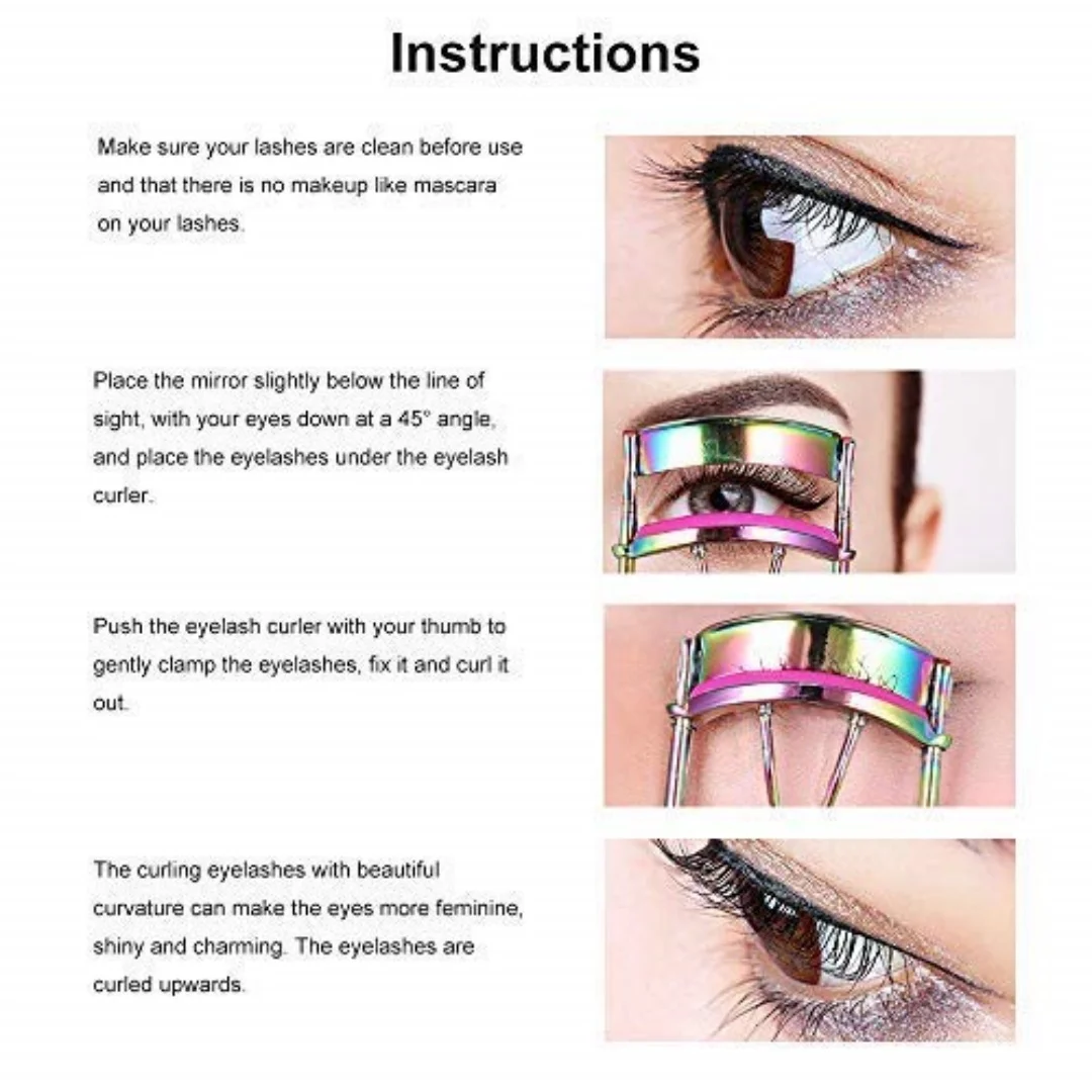 1pc Wimpern zange mit Kamm, profession elle Wimpern zange, Wimpern-Mascara-Applikator-Toolkit für Frauen, passend für alle Augen formen