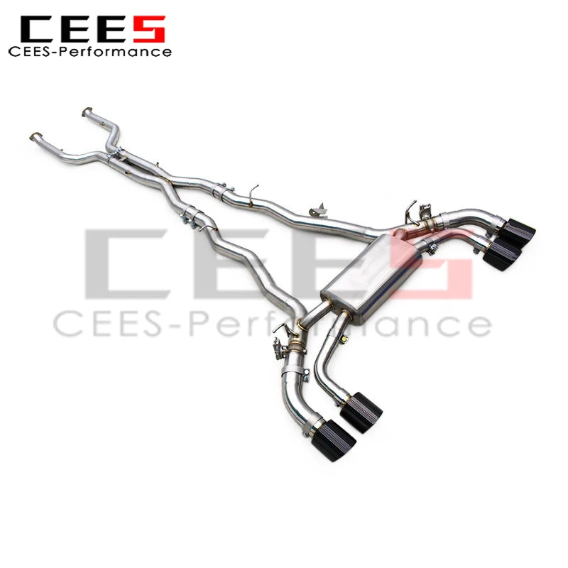 

Cees Лидер продаж выхлопной системы Sport Catback выхлопной системы для BMW M5 Sedan G90/M5 Touring G99 LCI SS304 глушитель с клапаном автозапчасти