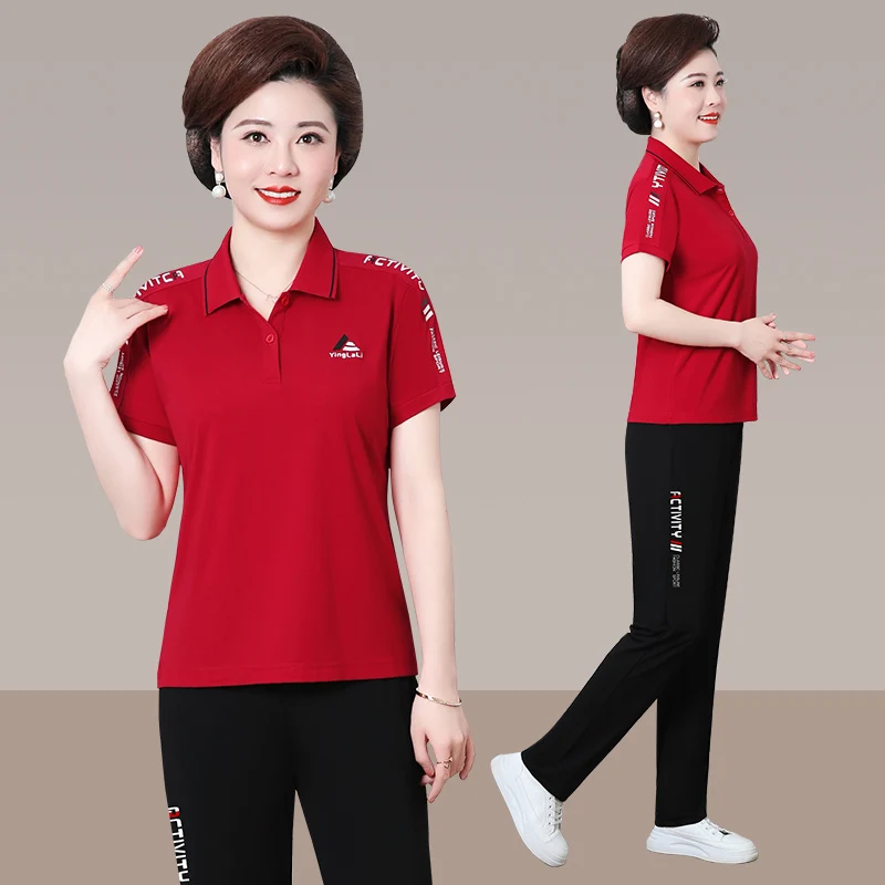 

Повседневный модный летний комплект для женщин: незаменимый элемент гардероба для мам, легкий, удобный, для поездок на работу, стильный ансамбль