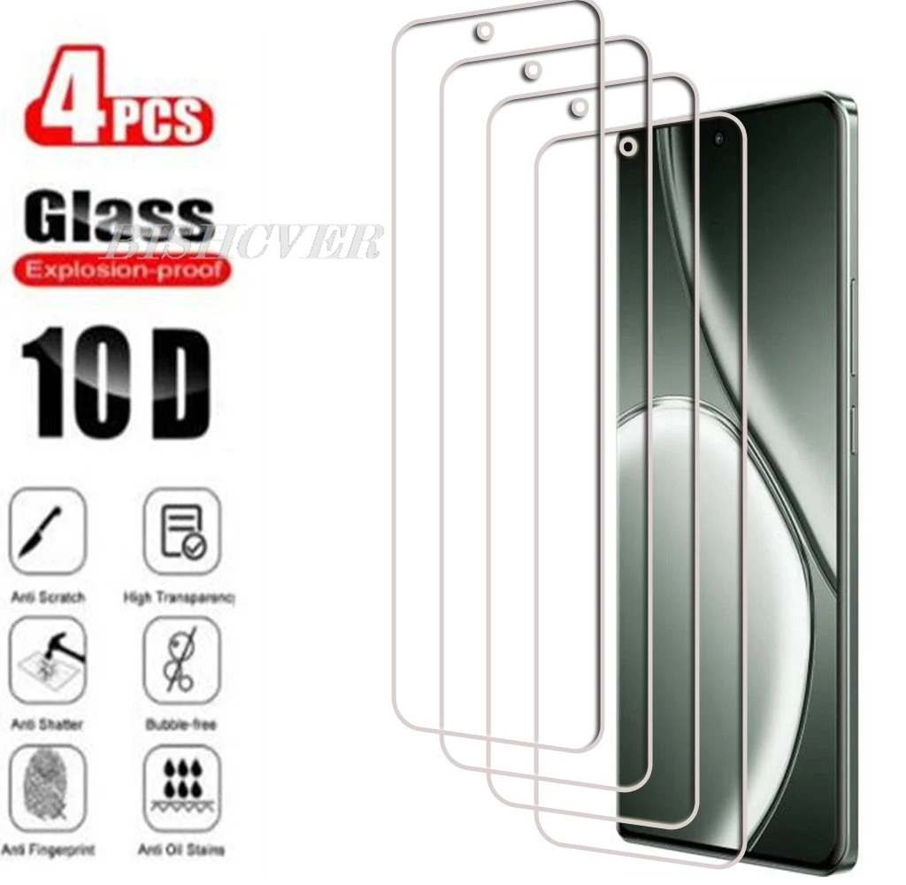 4Pcs Tempered Glass For Realme GT6 Global GT 6 6T Neo 6 SE Neo6 RMX3853 Screen Protector Phone Protective Glass Film