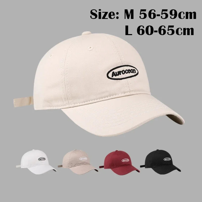 

XXL Big Size Baseball Caps Letters Big Head Soft Cotton Extra Large Size Women's Low Profile Golf Hats OverSize Caps For Men